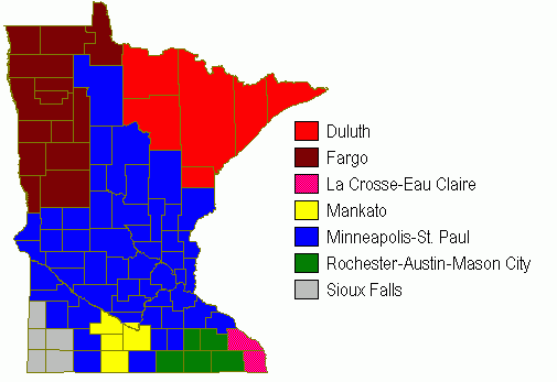 Minnesota TV Markets