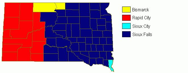South Dakota TV Markets